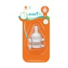 Evenflo, Mamila Anticólicos Cuello Ancho, Flujo Rápido, Pack con 2