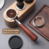 Coffee Dosing Ring, Espresso Dosing Funnel Stainless Steel Coffee Ring