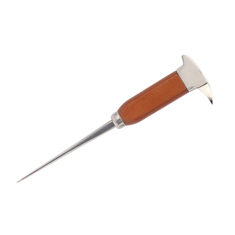 Ice Pick with Wood Handle Stainless Steel Ice Chipper Ice