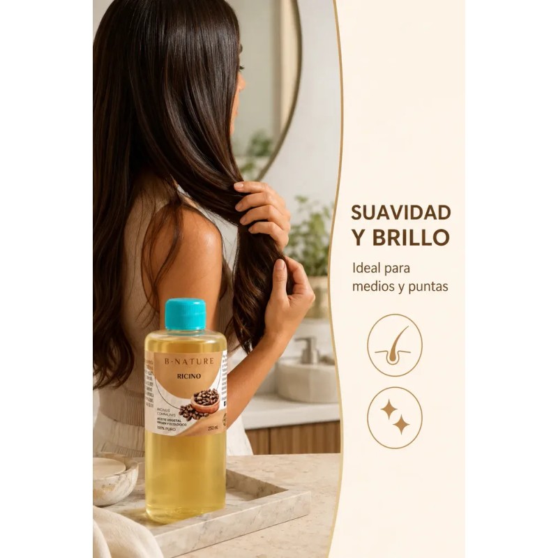 B Nature - Aceite De Ricino B Nature Puro Cosmético