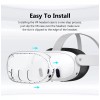 Estuchelandia Carcasa Dura Tpu Y Cristal Templado Para Oculus Meta