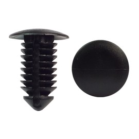 Woodzdon 100 Pcs Trim Panel Clip for Ford Explorer N807721-S Trunk Lid Latch Clip for Chrysler 6504043 for Auveco 17612 Black Nylon Retainer Push Type Fastener Car Body Rivet Fit into 23/64 inch Hole