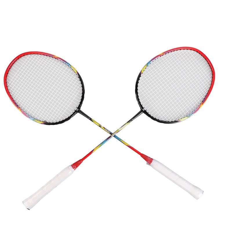 2 Player Badminton Racquet High Stability Lightweight Portable Sports Badminton