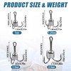 Weighted Treble Hooks Saltwater Snagging Hooks Fishing Hooks,5pcs Sharp Treble