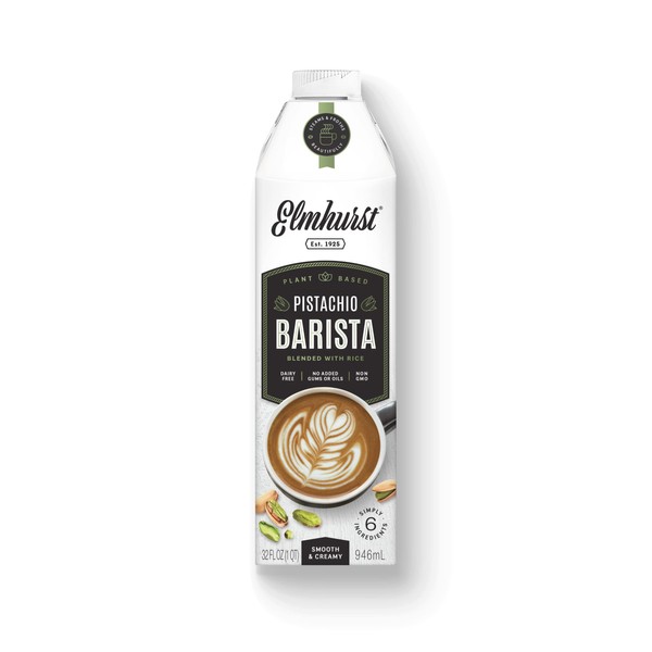 Elmhurst Elmhurst 1925 Barista Edition Pistachio Milk, Plant-Based, Vegan, 32