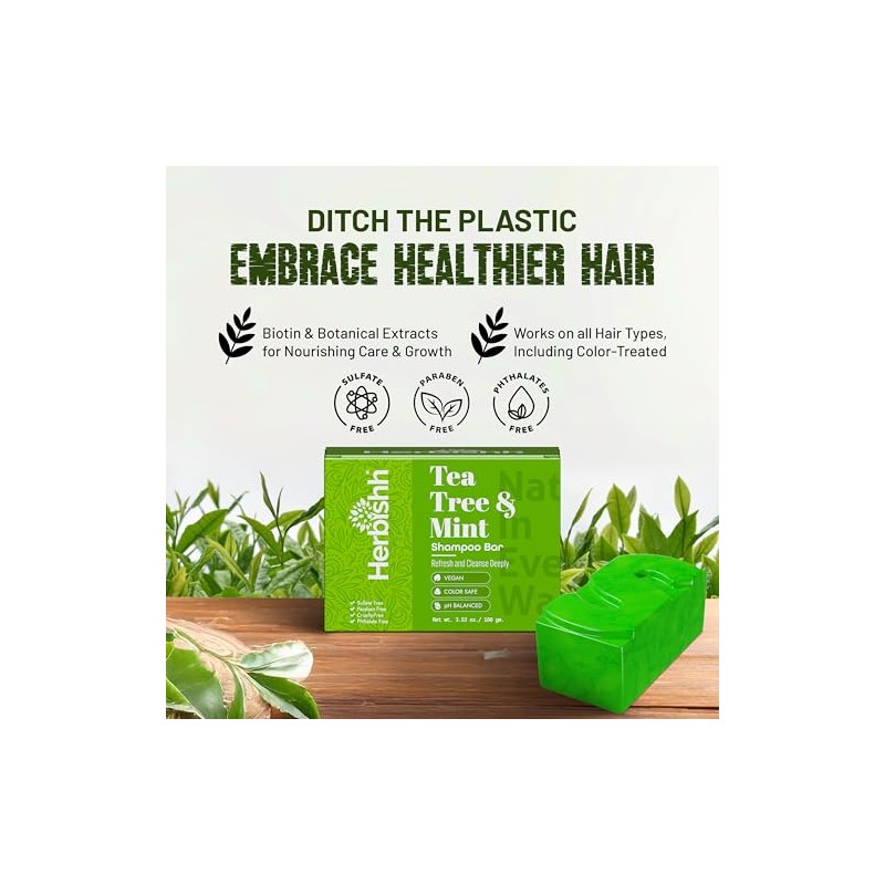 Shampoo and conditioner (Arbol de Te y Menta, Shampoo Bar)