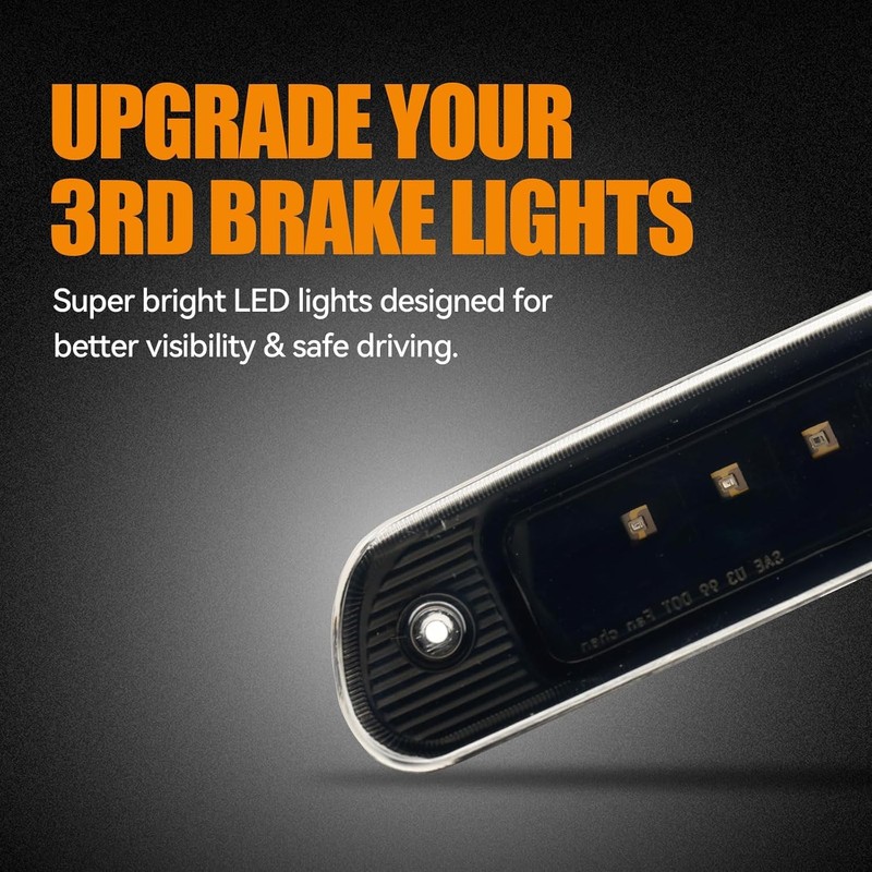 Cxdar Third 3rd Brake Light LED for 1999-2004 Jeep Grand