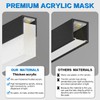 SOLFART Bathroom Light Fixtures Matte Black Dimmable LED Bathroom Vanity