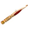 Ergonomic Rosewood & Maple Crafted Wooden Crochet Hooks Set |