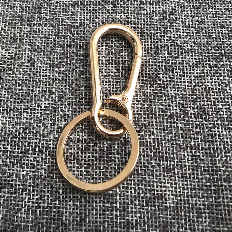 Metal Keychains Keyring Key Chain Ring Holder Organizer Clip Key