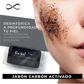 (3 Piezas) Jabón De Carbón Activado De 100 Gramos                                                                                                     