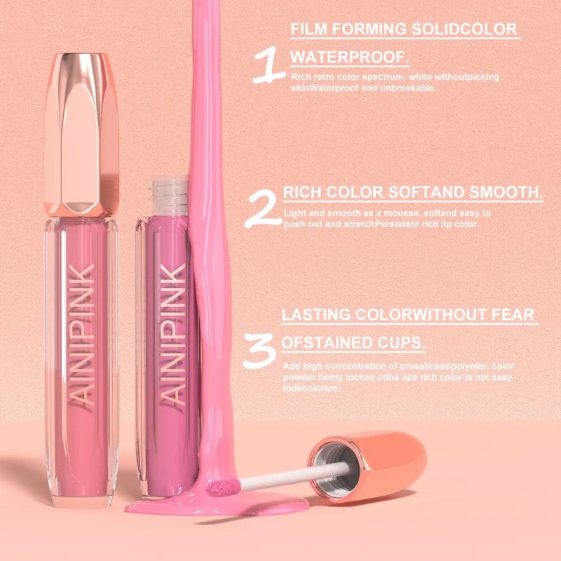 [hzp] Set De 8 Brillos Labiales Antiadherentes .