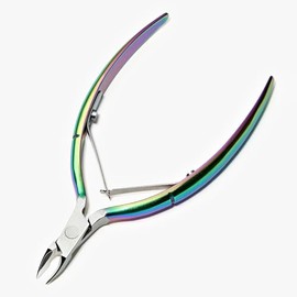 Nail Cuticle Trimmer GLAMERMAID Professional Cuticle Cutter Stainless Steel Cuticle Nippers with Sharp Blades and Double Spring Cuticle Clippers for Nail Care Pedicure Colorful Manicure Nail Tools