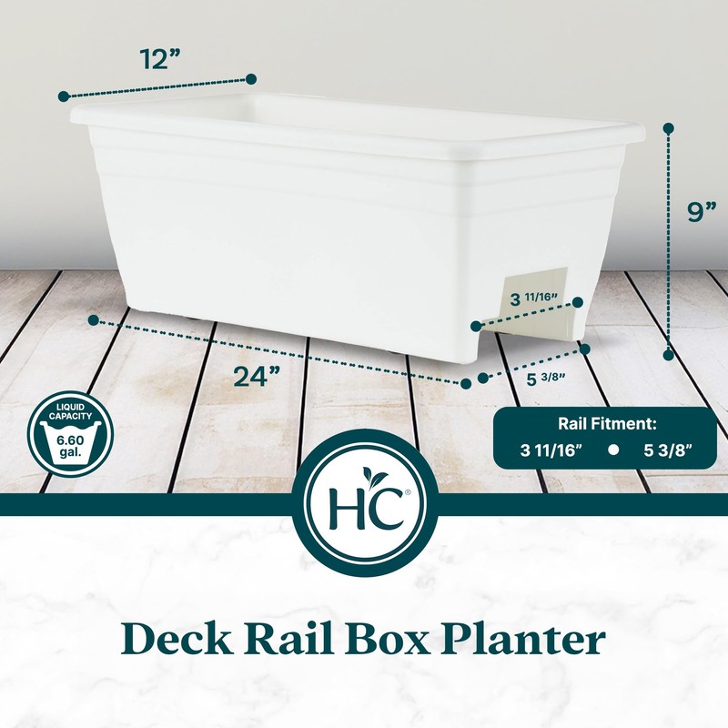 The HC Companies 24 Inch Wide Heavy Duty Plastic Deck