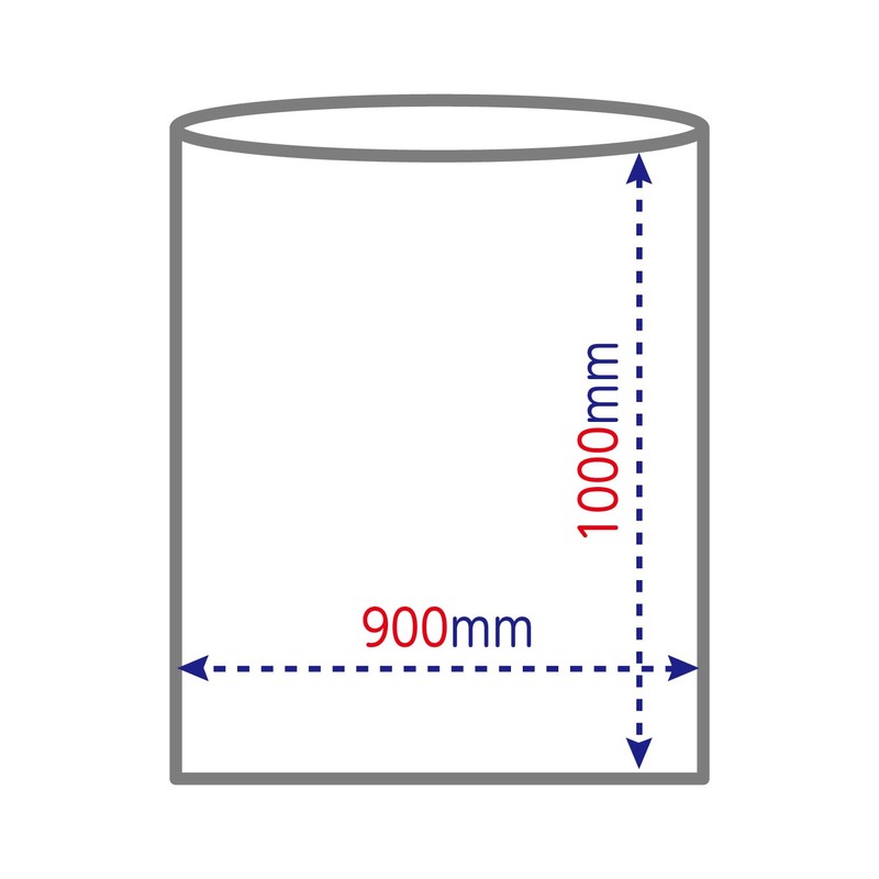 Ordi ASW-HN90-10 Trash Bags, 25% Plant-derived Materials, 25% Biomass Plastic,