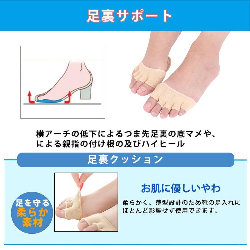 足裏保護パッド 足裏クッション 足裏サポート 足裏パッド フットケア 男女兼用