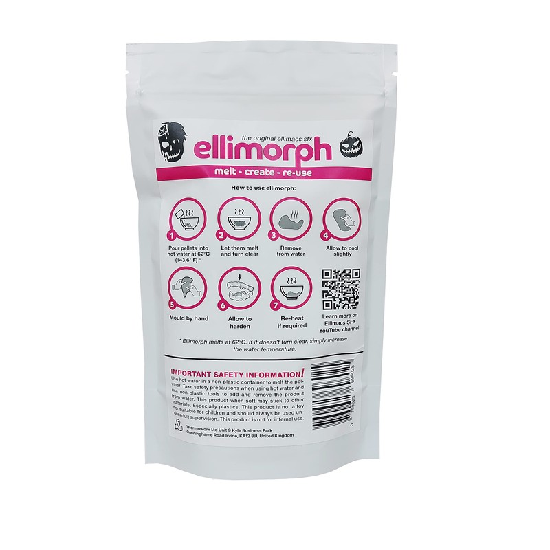Ellimorph Ellimacs SFX Pellets 250g - White