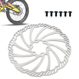 PSLER Bike Disc Brake Rotor for Sur-Ron LBX Light Bee Segway X260 X160 Electric Dirt Bike Rear Brake Rotors, with a Diameter of 203mm