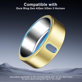 3 Pack Cover Compatible with Oura Ring Gen 4/Oura Ring Gen 3/3 Horizon, Surport Charging with Cover on, Anti-Scratch TPU Protector for Men Women Workout Gym