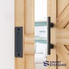 SMARTSTANDARD 4 FT Heavy Duty Sturdy Sliding Barn Door Hardware