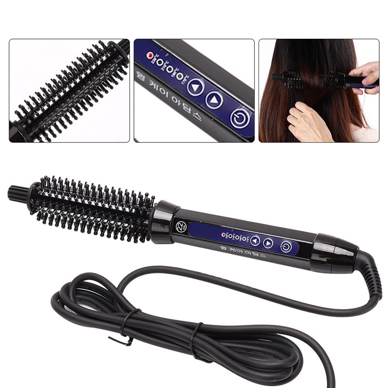 22mm Dual use Electric Hair Curler Straightener LCD Display Hair