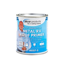 Dicor Corporation RP-MRRIP-Q Metal Roof Rust Inhibitive Prmr,Arctic White,1 Quart