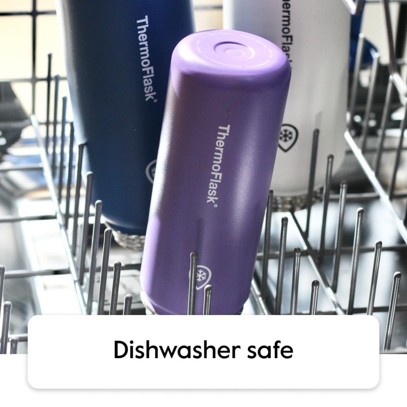 ThermoFlask Bottle with Spout Lid - Stainless Steel Water Bottles