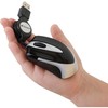 Verbatim USB Corded Mini Travel Optical Wired Mouse for Mac