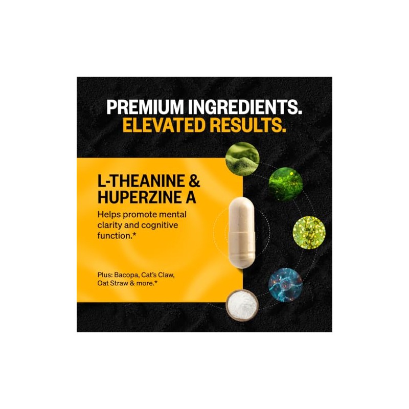 ONNIT Alpha Brain (60 unidades) - Suplemento nootrópico premium para