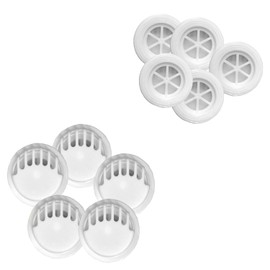 Trimming Shop Breathing Valves Anti Dust DIY Face Cover Exhaust Valves Mouth Filter Valve Accessories for Protection, Anti Haze & Smog Pollution (White, 10pcs)