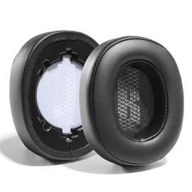 PESLNG Professionelle PU-Leder Ersatz Ohrpolster für JBL LIVE 500BT, Verwendet hochwertigen Memory-Schaumstoff für mehr Komfort und Langlebigkeit. (Eiweißleder-Schwarz)