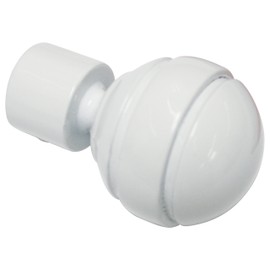 Gardinia 11277 Endpin / Ball Pole Chicago Series Diameter 20 MM White