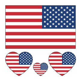 American Flag Tattoos,10 Sheets the USA America Flag Copa America|Sports Memorial Day, Labor Day tattoos,40 Pcs Waterproof Sweat Sports National Flag Tattoos For Men Kids Women(America)