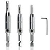 3 Pieces of Self Centering Hinge Drill Bit Kit, Quick