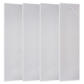 OLYCRAFT 4 Stück 6061 T651 Aluminiumblech 30.5x7.6cm Aluminiumplatte Mit Schutzfolie Überzogen 3mm Dicke Flache Glatte Rechteckige Platte Für Die Industrie Das Basteln Formenbau