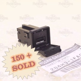 Nissan NEW GENUINE OEM 2008-2019 NISSAN INFINITI AUDIO RADIO AUXILIARY JACK 284H3-1FA0B