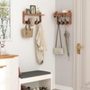 Evermagin 29" Coat Rack Wall Mount with Shelf, 4 in