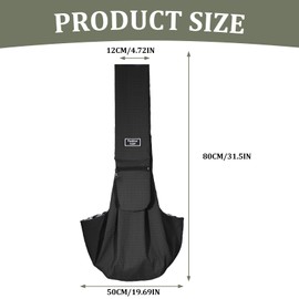 Dog Carrier Bag Small Pet Dog Bag with Safety Buckle for Dogs and Other Pets up to 7.5 kg, Waterproof Carry Bag Dog for Walking Outdoor Activities and Excursions