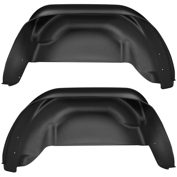 Husky Liners — Wheel Well Guards | Fits 2021 - 2024 Ford F-150 (Excludes Raptor), Rear Set - Black, 2 pc. | 79161