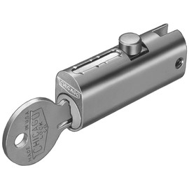 Compx Chicago File Cabinet Lock, Key 3X5, .515 x .797"