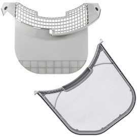【2026 UPGRADED】2pcs MCK49049101 Dryer Lint Filter Screen Housing Guide Cover with ADQ56656401 Lint Filters Stainless Steel Mesh - Fit for L-G Ken-more Dryers DLEX3570V DLGX4271V 79691282310
