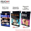 Felicity Collections Etc Magnetic Waist Belt (Beige- Medium), Beige, Medium