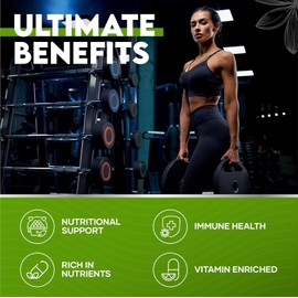 Sea Moss Gummies - 5000mg Premium Complex, Immune & Antioxidant Support with Vitamin C & D, Natural Apple Flavor, 30-Day Supply, High-Quality Standards