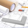 Stainless Steel Right Angle Ruler High Accuracy 2 Straight Edges
