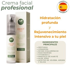 Moisturising Face Cream with Peptide and Ceramic Complex, Vitamin C, E, Hyaluronic Acid, Niacinamide and Aloe Vera, 50ml Deep Moisturizing, Antioxidant and Anti-Wrinkle Skintuals