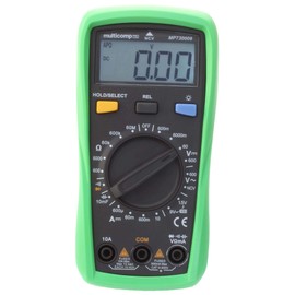 DMM, Manual, 10A, 600V, 6000 Count | Digital MULTIMETER Hand HELD Test, 1 X Qty - MP730008