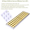 JCBritw 60W LED Grow Light with Stand White Full Spectrum