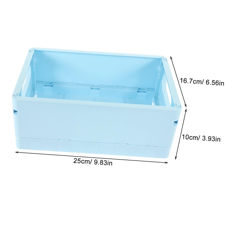 Levemolo 4Pcs Stackable Storage Box Versatile Sundries Organizer for Home