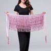 Prosy Women's Sequin Belly Dance Skirt Hip Belt Tassel Female