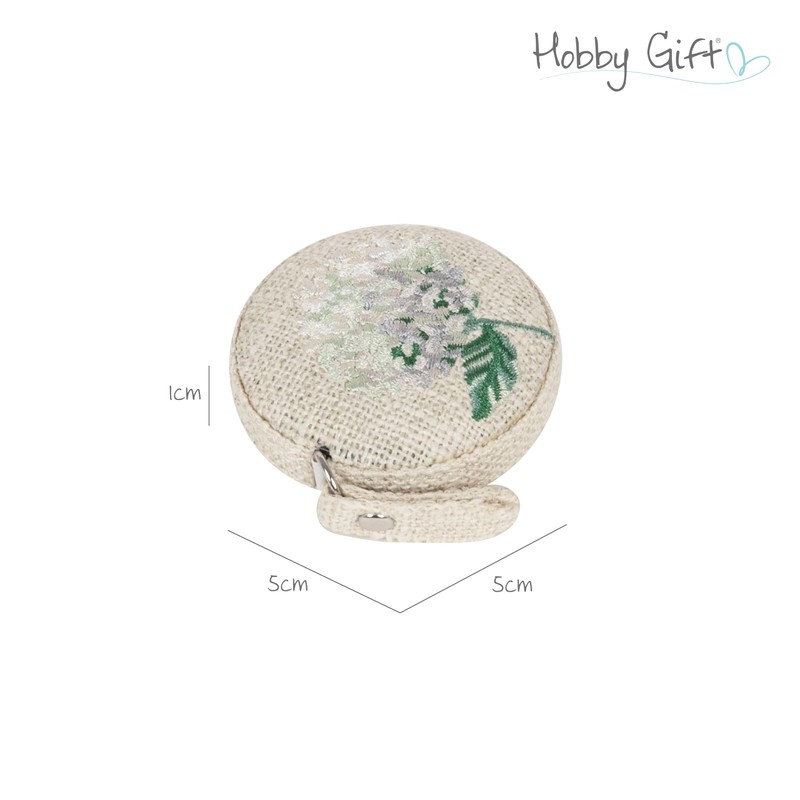 Hobby Gift Tape Measure - Retractable Fabric Covered Sewing Tape